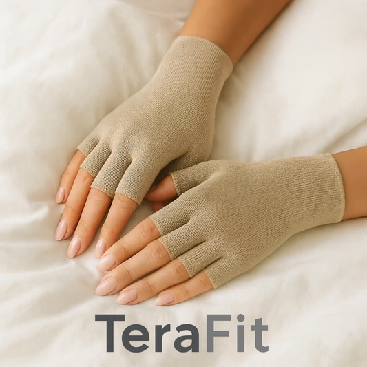 Guantes de compresión TeraFit™: Relaja el dolor, recupera el control.